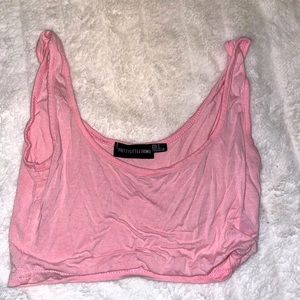 Pink crop top